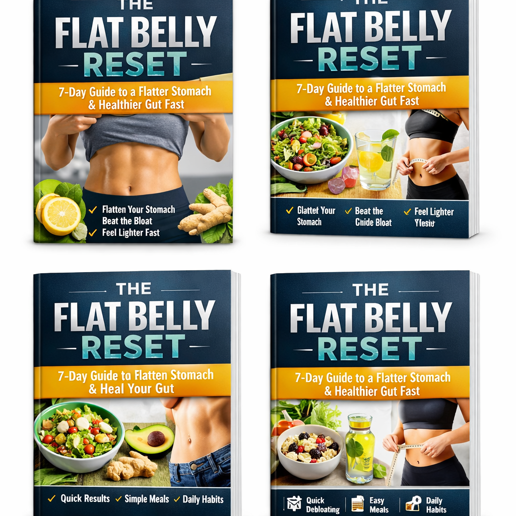 The Flat Belly Reset: 7-Day Guide to a Flatter Stomach and Healthier Gut Fast